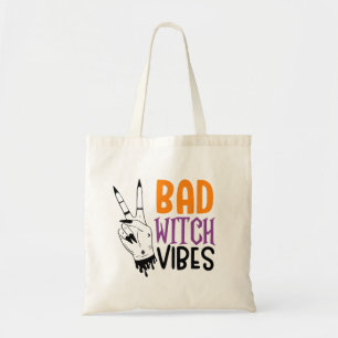 Tote Bag Vibes de sorcière mal Halloween