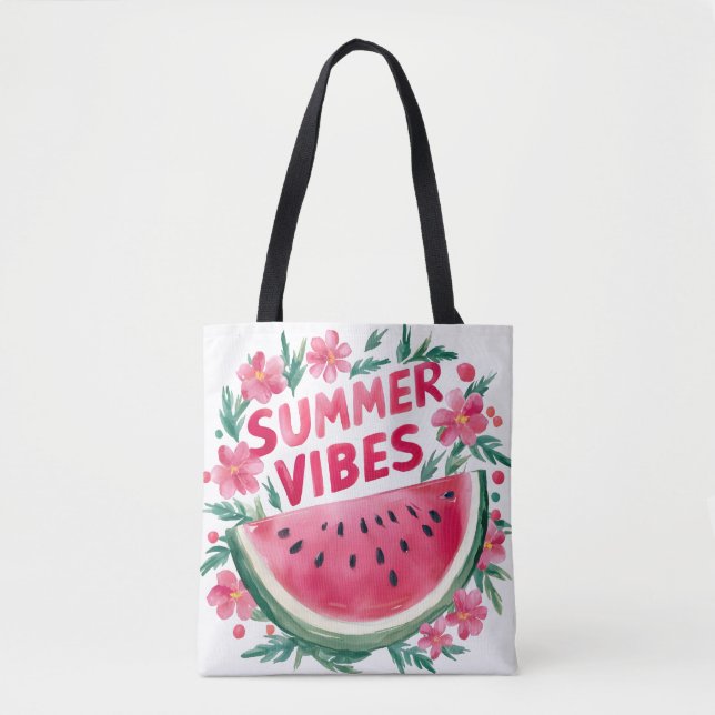 Tote Bag Vibes d'été (Devant)