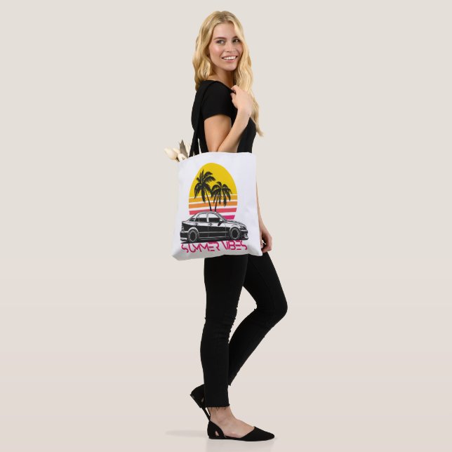 Tote Bag Vibes d'été (Sur le modèle)