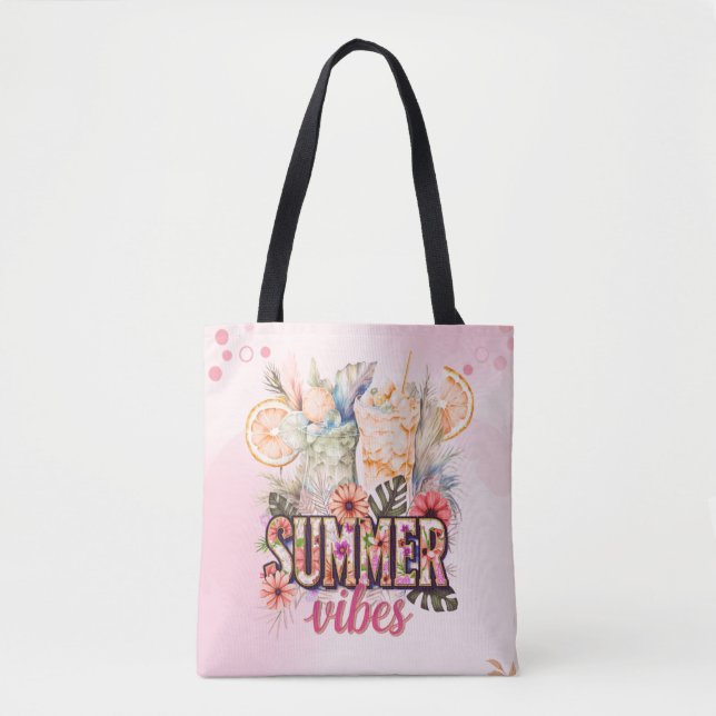 TOTE BAG VIBES D'ÉTÉ (Devant)