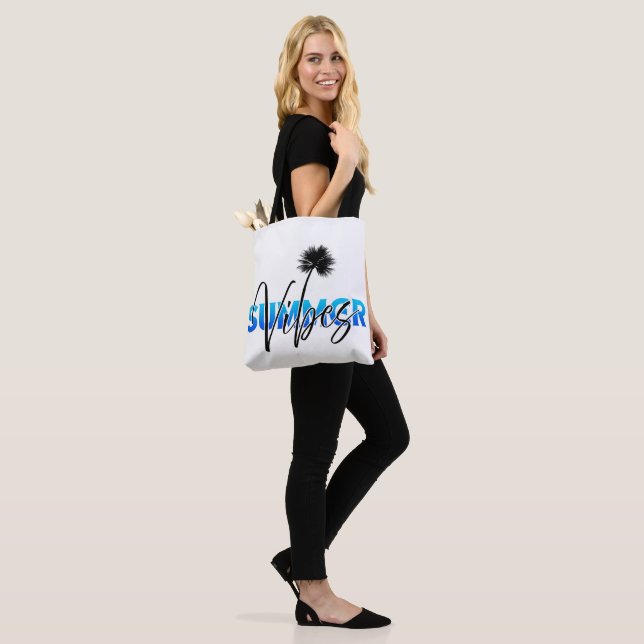 Tote Bag vibes d'été (Sur le modèle)