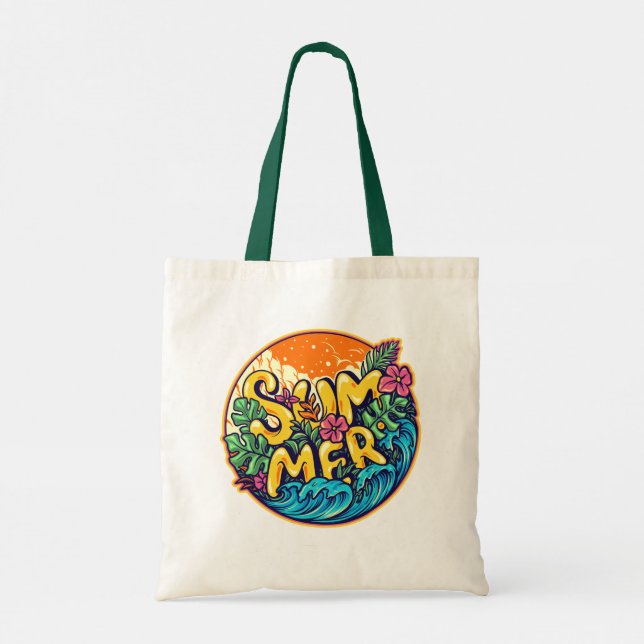 Tote Bag Vibes d'été (Dos)