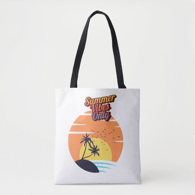 Tote Bag Vibes d'été seulement. (Devant)