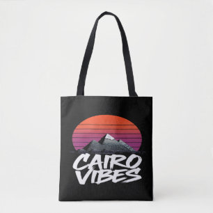 Tote Bag Vibes du Caire Vintage Style de rue égyptien & V