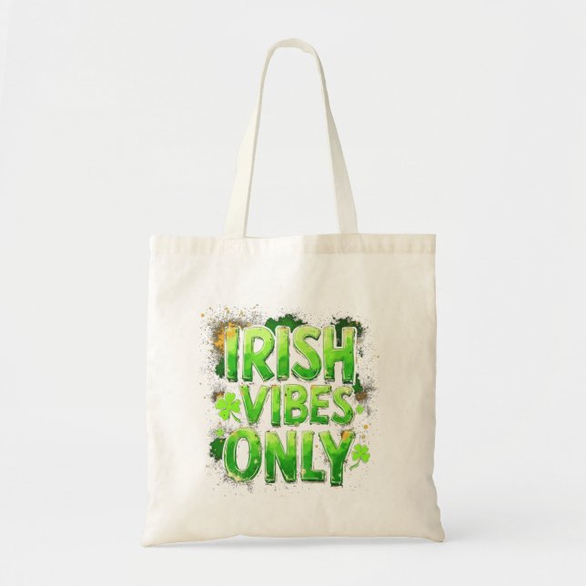 Tote Bag Vibes irlandaises uniquement (Devant)