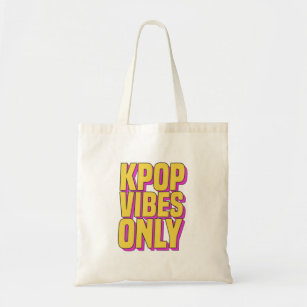 Tote Bag Vibes KPop Uniquement TShirt Korea Boy Band Music 