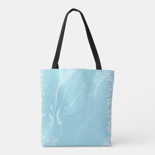 Tote Bag Vibes marines Abstraites (Dos)
