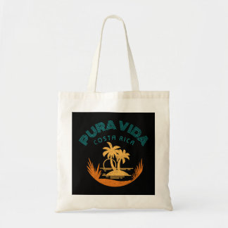 Tote Bag Vibes Plage Pura Vida Costa Rica