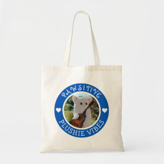 Tote Bag Vibes Plushie bleu Cute Kawaii
