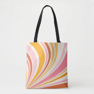 Tote Bag Vibes rétro colorées