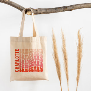 Tote Bag Vibes simples roses modernes girly rétro 60's gran