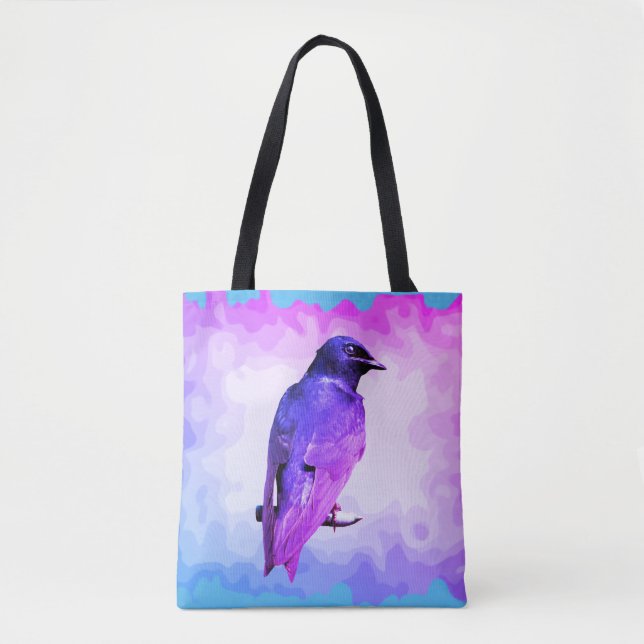 Tote Bag Vibrant violet Martin (Devant)
