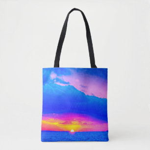 Tote Bag Vibration au coucher du soleil