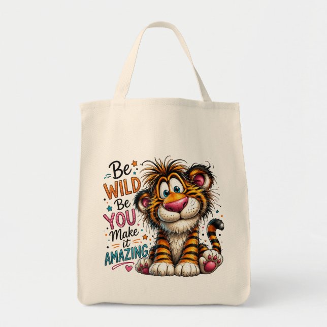 Tote Bag Vibrations d'esprit libre (Devant)