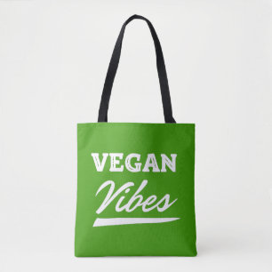 Tote Bag Vibrations Végétaliennes Végétariennes
