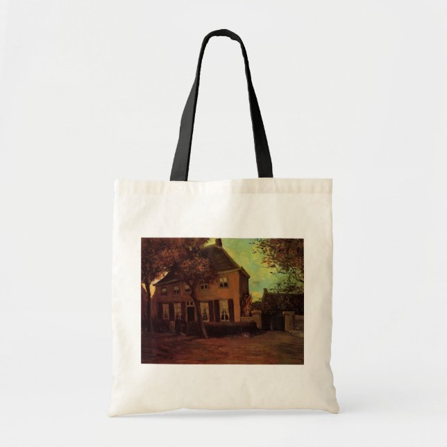 Tote Bag Vicarage à Nuenen par Vincent van Gogh (Devant)