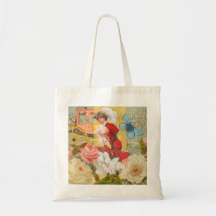 Tote Bag Victorian Lady Woman Fun Carriage