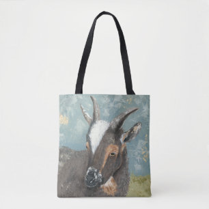 Tote Bag Vie agricole - Chèvre gris