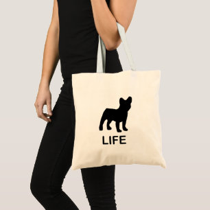 Tote Bag vie de bulldog français