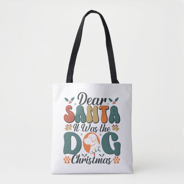 Tote Bag Vie de maman de chien (Devant)