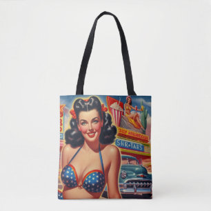 Tote Bag Vieille école des années 1950