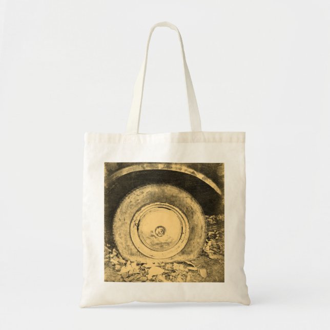 Tote Bag Vieille roue de voiture classique (Devant)