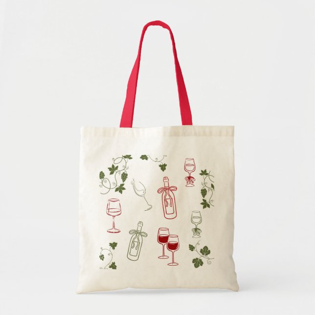 Tote Bag Vieillir comme un grand vin (Devant)