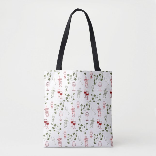 Tote Bag Vieillir comme un grand vin (Devant)