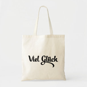 Tote Bag Viel Glück   Bonne chance Langue Allemande