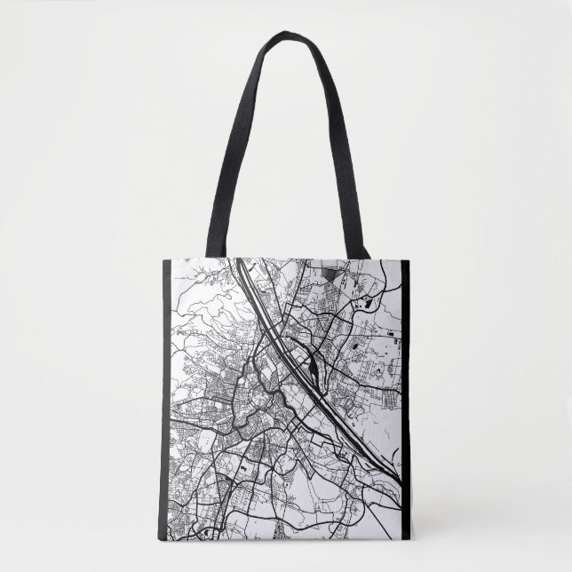 Tote Bag Vienna Austria City Map (Devant)
