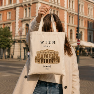 Tote Bag Vienne personnalisée Bourse Nom & Année