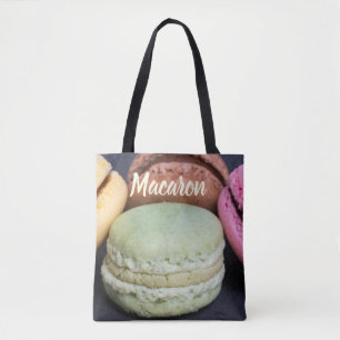 Tote Bag Viennoiseries Macaron pour le cadeau de dent sucré
