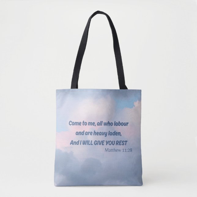 Tote Bag Viens à moi...... (Devant)