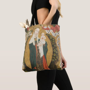 Tote Bag Vierge et enfant sur un croissant de lune de