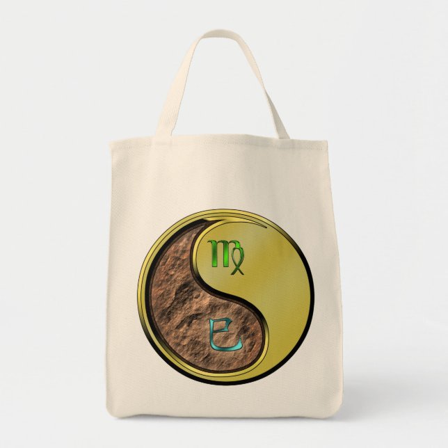 Tote Bag Vierge et serpent métallique (Devant)