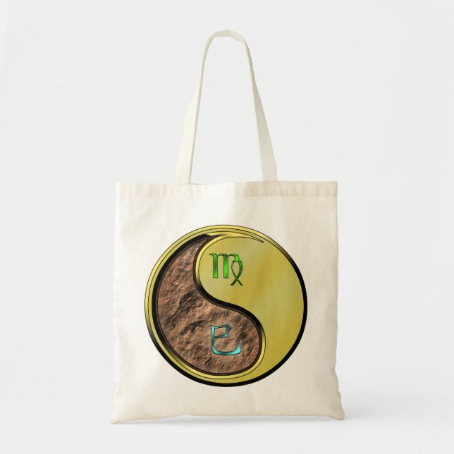 Tote Bag Vierge et serpent métallique (Devant)