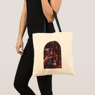 Tote Bag Vierge (Madone) aux rochers de Léonard de Vinci