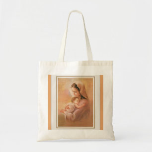 Tote Bag Vierge Madonna Mary avec l'enfant Jésus du Christ