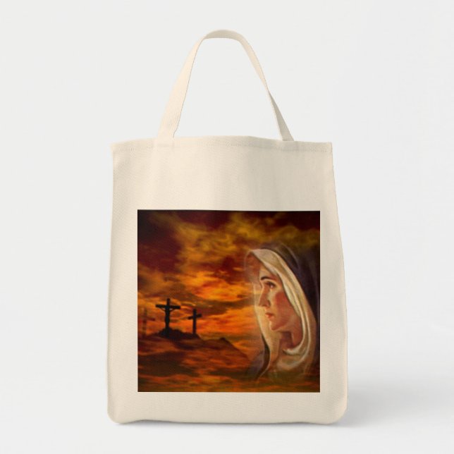 Tote Bag Vierge Marie béni au calvaire (Devant)