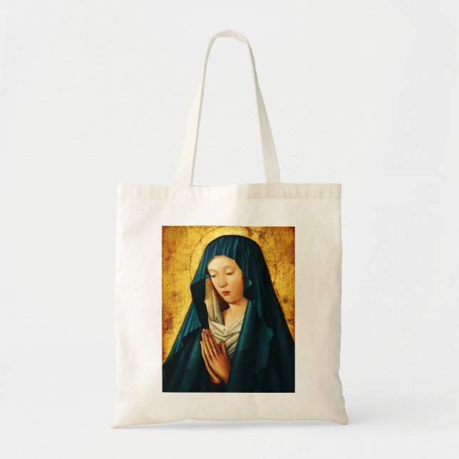 Tote Bag Vierge Marie Hodegetria Icône Byzantine Catholique (Devant)