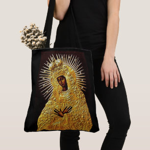 Tote Bag Vierge noire en prière ... Poster