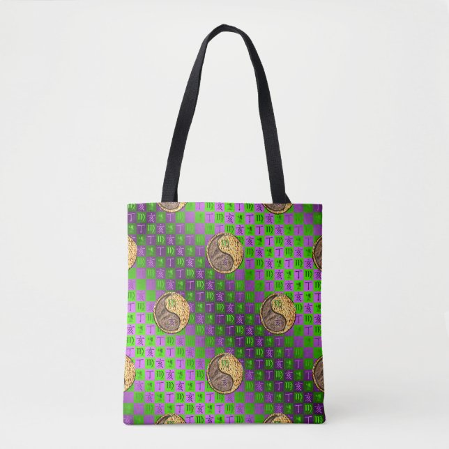 Tote Bag Vierge & Sanglier de Feu (Devant)