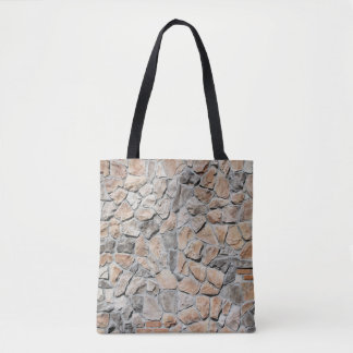 Tote Bag Vieux Château Brown Pierre Texture