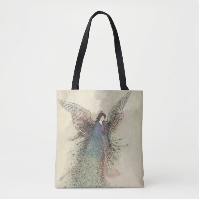 Tote Bag Vieux conte de fées japonais, la fée lunaire (Devant)