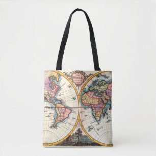 Tote Bag Vieux dessin antique vintage d'illustration de