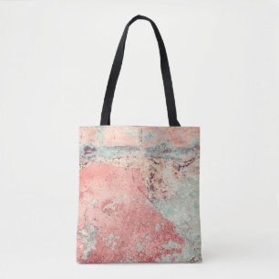 Tote Bag Vieux mur de béton texturé avec défauts naturels.