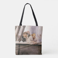 Vieux Pirates Brig Covenant dans un brouillard par