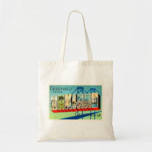 Tote Bag Vieux souvenir de Vintage voyage d'Oakland la