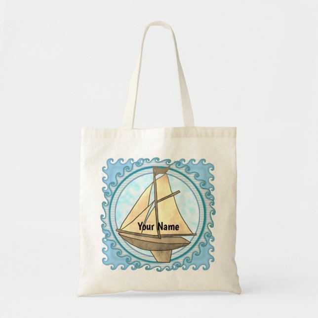 Tote Bag Vieux voilier  (Devant)