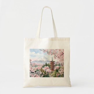Tote Bag View of Mt. Fuji from Arakurayama Sengen Park